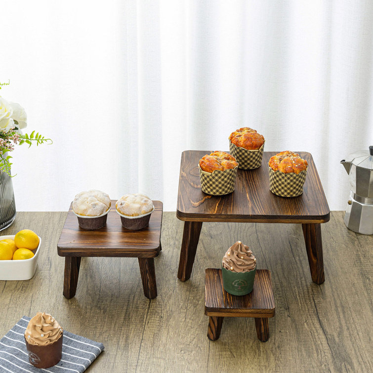 Millwood Pines 3 Piece Serving Platter Stand Dessert Risers Wayfair